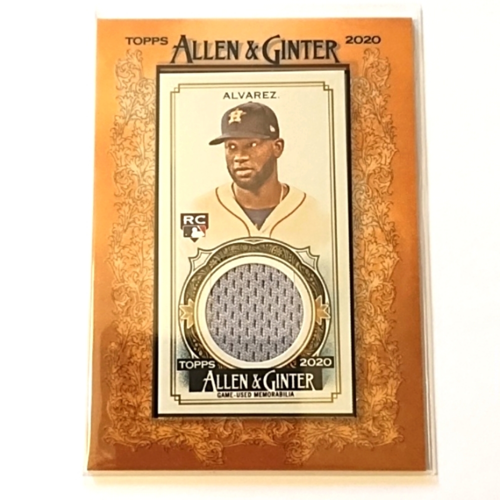 Yordan Alvarez Rookie RC Houston Astros Relic Memorabilia Card #eshopchicago